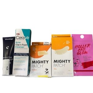 New Acne viral Bundle Hero , Hollow and Glow Patch’s, body wash and cleanser